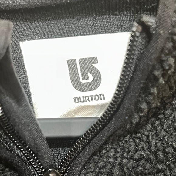 Burton Sherpa Fleece‎ Jacket | Women’s M | Cozy Black Zip-Up Fall Layer - Picture 8 of 11